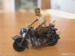 BMW R75 (1942) 

Hasegawa - 1:72. assembled and painted by me
Figure made by me

Trophy motorcycle