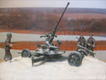 37-mm soviet antiaircraft gun 61-K

Zvezda - 1:72. assembled and painted by me