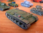 KV-T prime mover on KV-1

Zvezda - 1:100 (conversion). assembled and painted by me