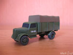Opel Blitz  (trophy vehicle)

Zvezda - 1:100.  assembled and painted by me