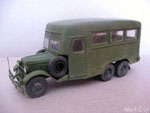 Mobile Workshop PARM-1 on ZiS-6 (1938) 

Military Wheels - 1:72. assembled and painted by me