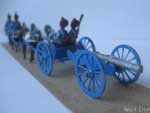 French 12-pound gun with carriage (1805-1815) 

Zvezda - 1:72. assembled and painted by me 